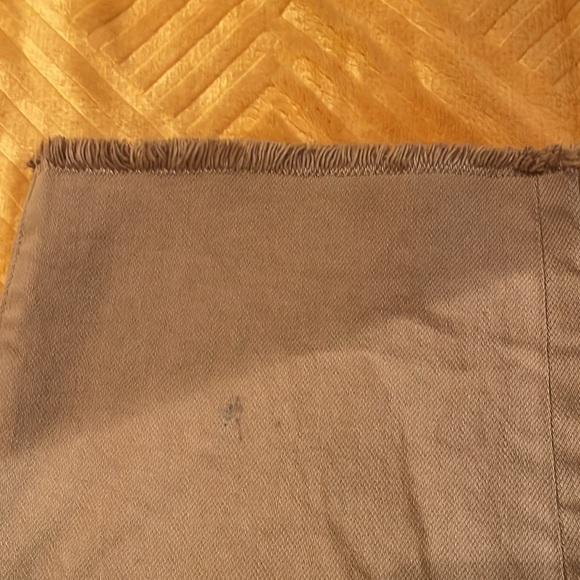 New! Torrid High Rise Straight Leg Raw Hem Tan Jeans Denim with Button Fly - 18R - Picture 7 of 9